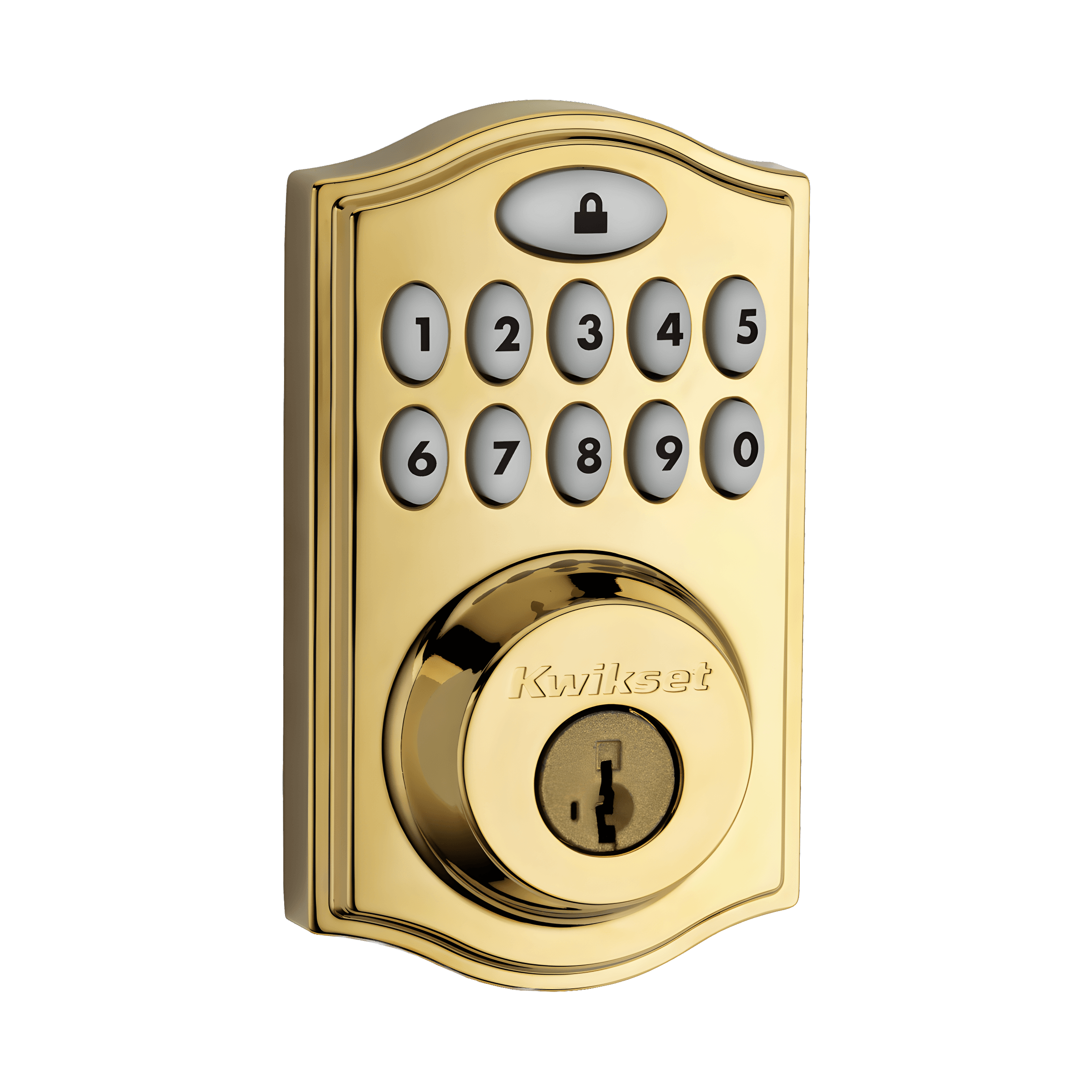 Kwikset 914 SmartCode Traditional Electronic Deadbolt with Zigbee Technology, view 1