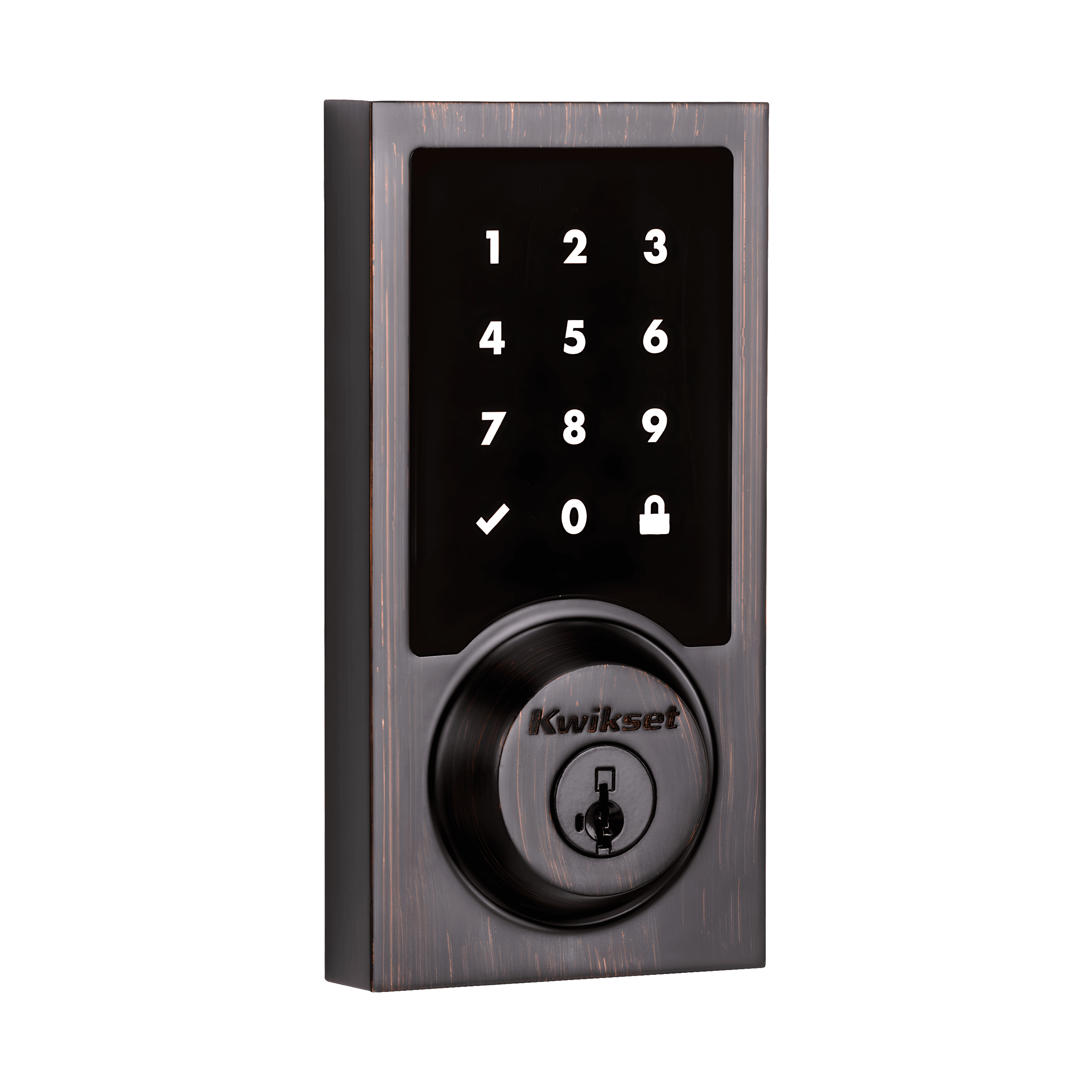 Kwikset 916 Smartcode Contemporary Electronic Deadbolt with Zigbee Technology, view 1