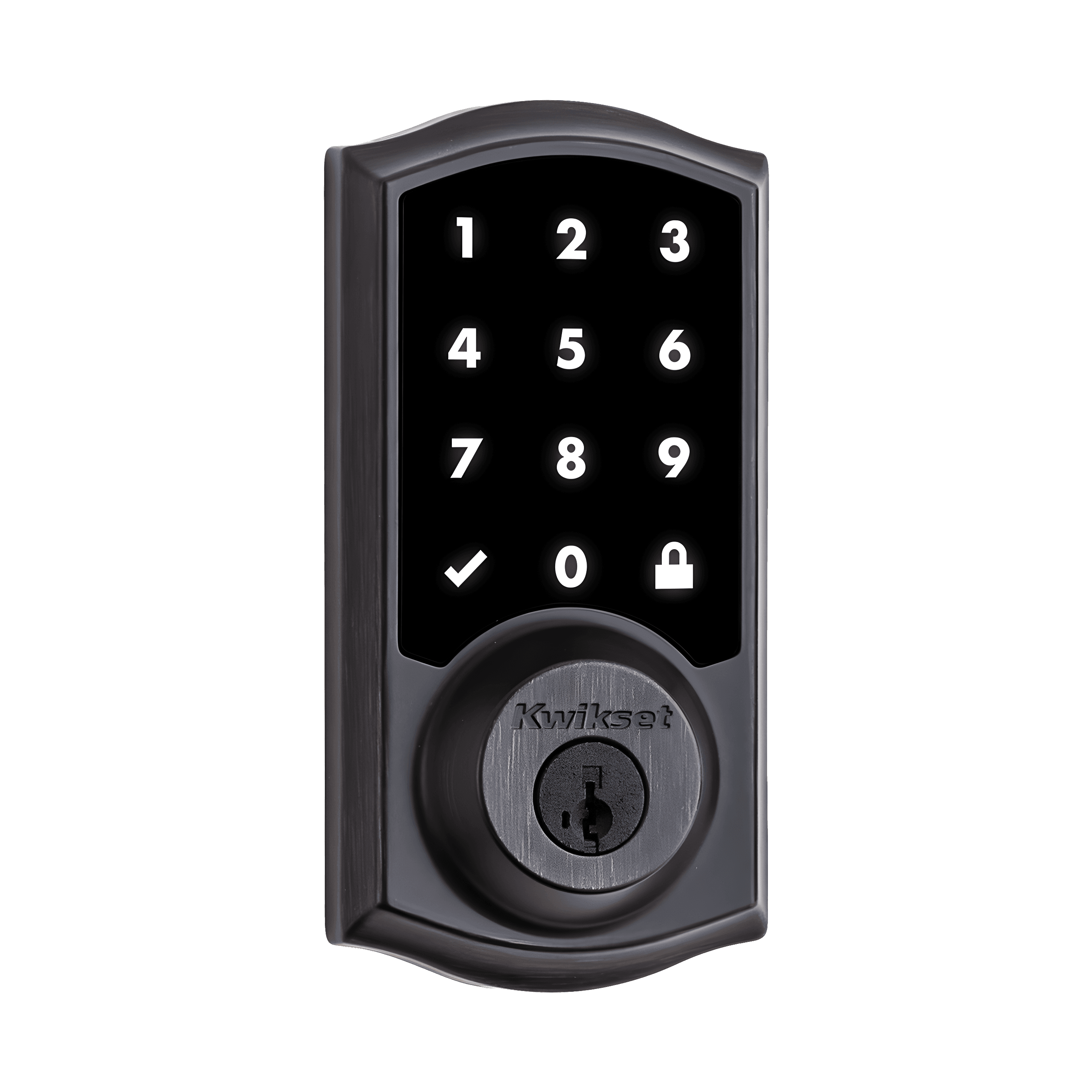 Kwikset 916 Smartcode Traditional Electronic Deadbolt with Zigbee Technology, view 1