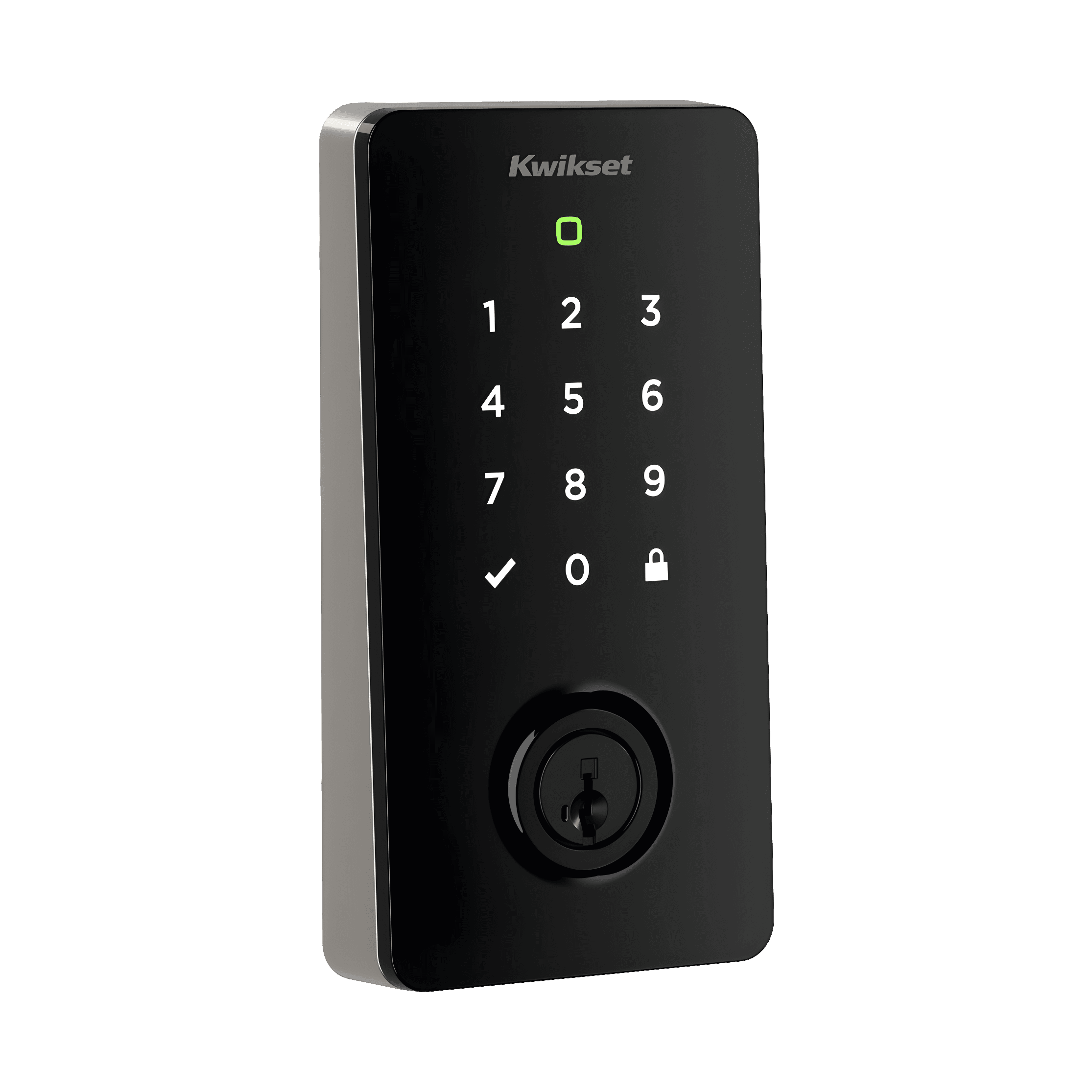 Kwikset Halo Select Contemporary Touchscreen Wi-Fi and Matter Enabled Smart Lock, view 1