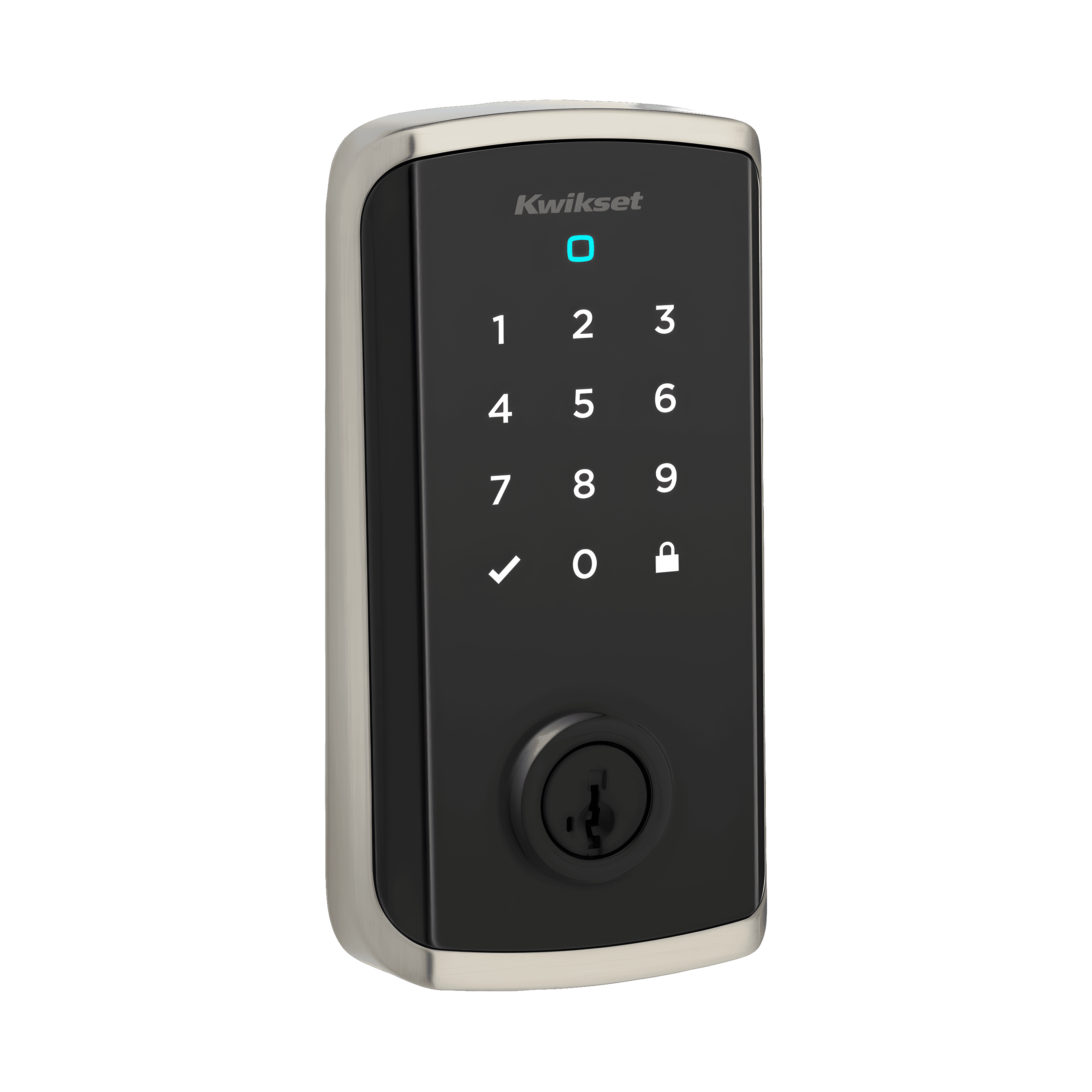 Kwikset Halo Select Plus Touchscreen Wi-Fi and Matter Enabled Smart Lock with Apple Home Keys, view 1