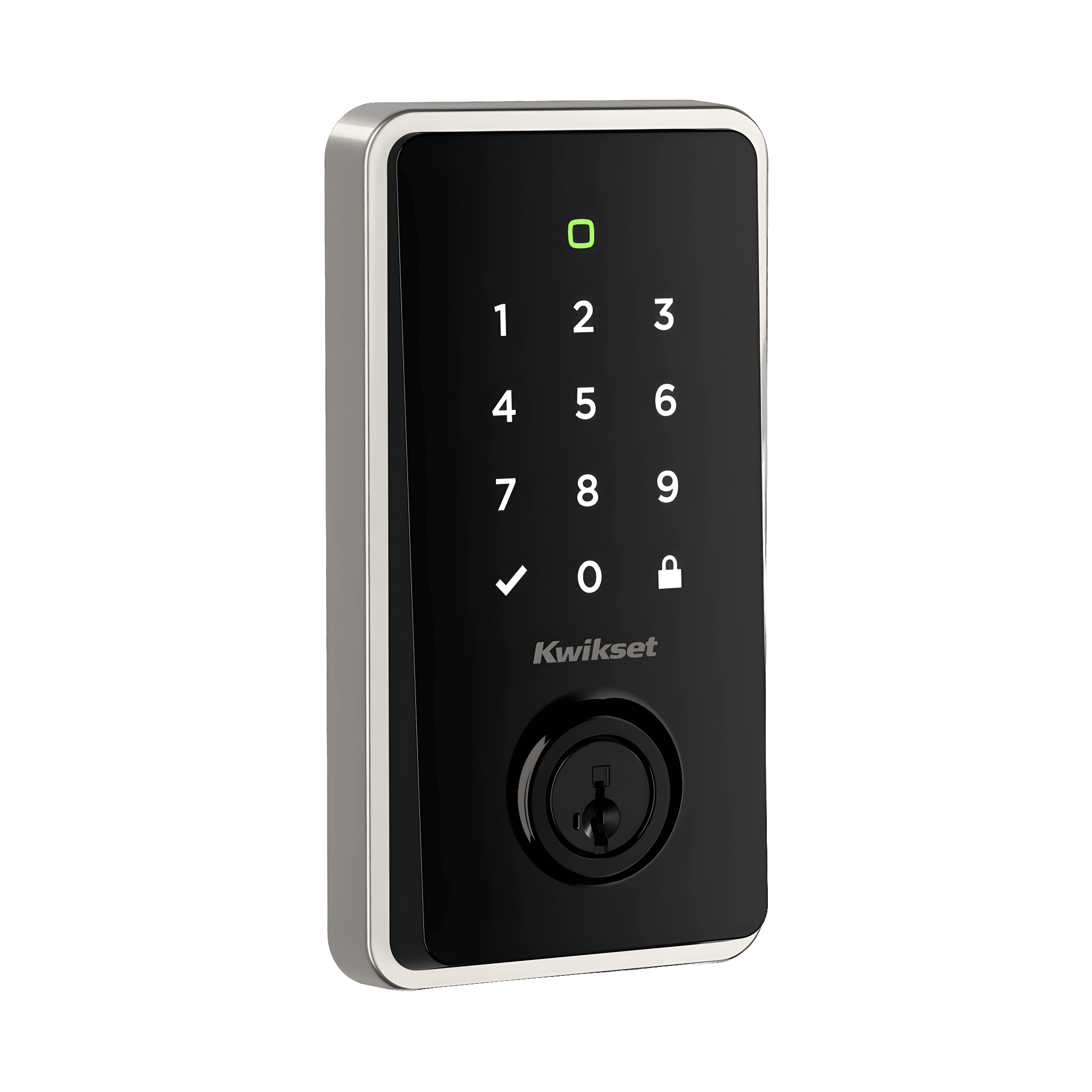 Kwikset Halo Select Soft Modern Touchscreen Wi-Fi and Matter Enabled Smart Lock, view 1