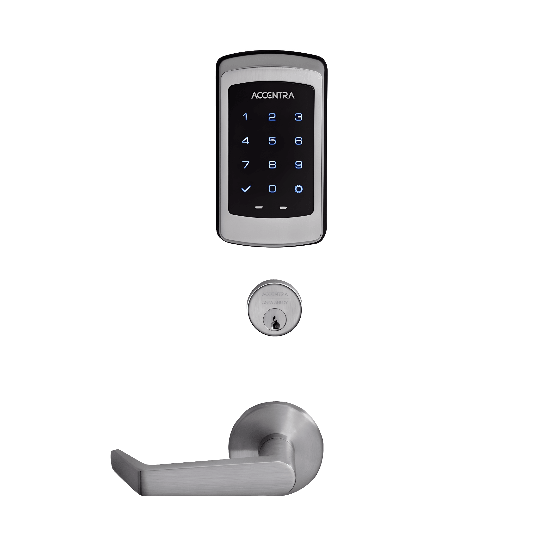 Assa Abloy nexTouch 2nd Generation Sectional Mortise Touchscreen Keypad Lock with Z-Wave Plus v2 (No NFC), view 1