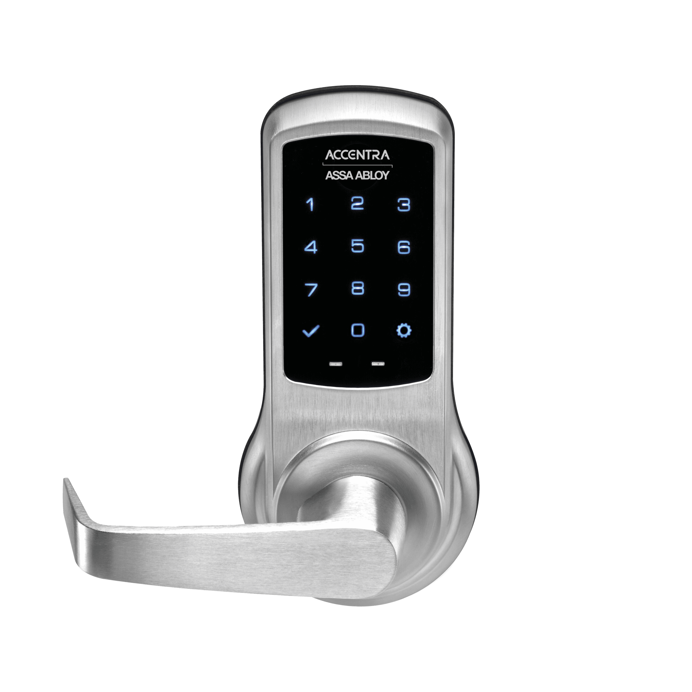 Assa Abloy nexTouch Cylindrical Touchscreen Keypad Lock with Z-Wave, view 1
