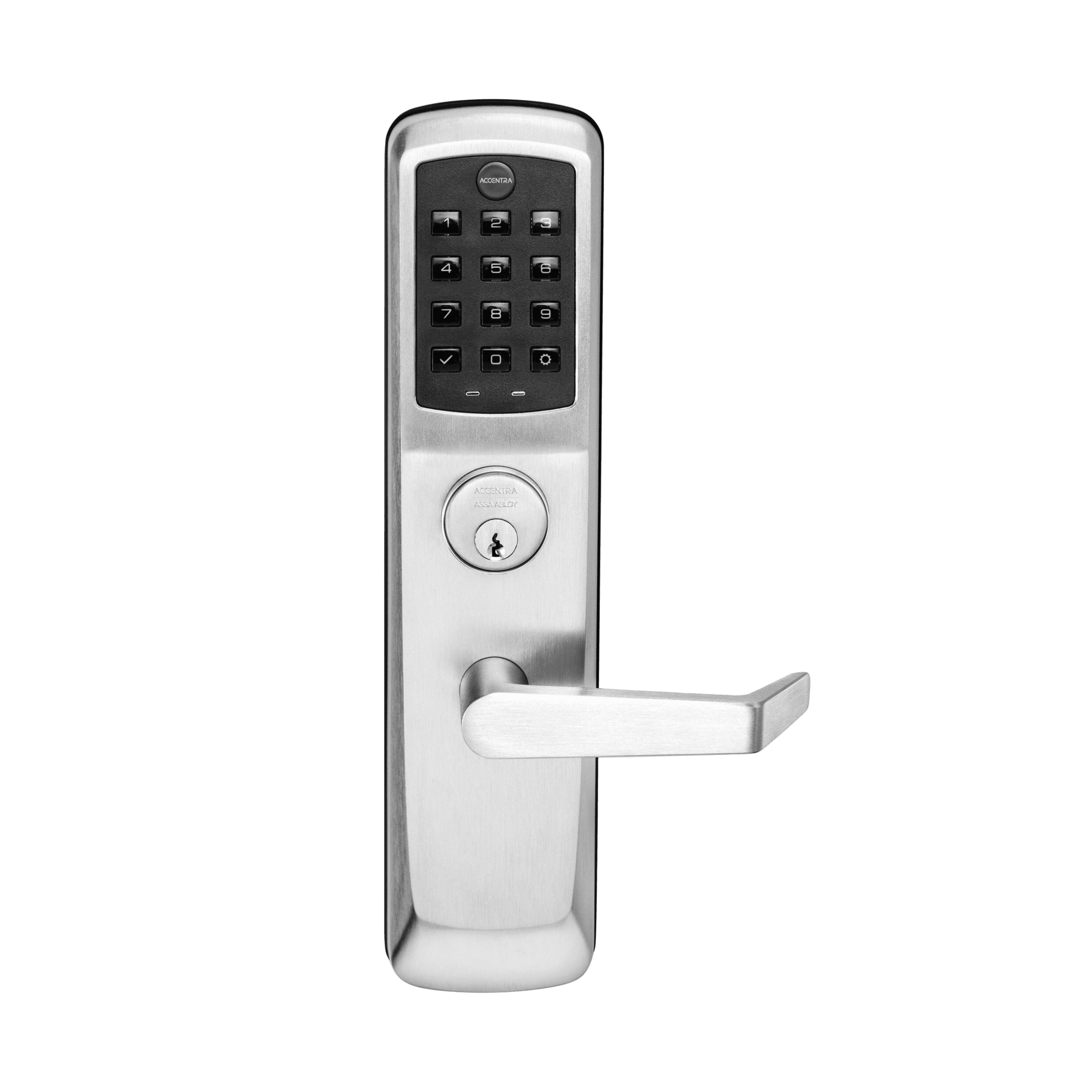Assa Abloy nexTouch Pushbutton Keypad Exit Trim with Z-Wave, view 1