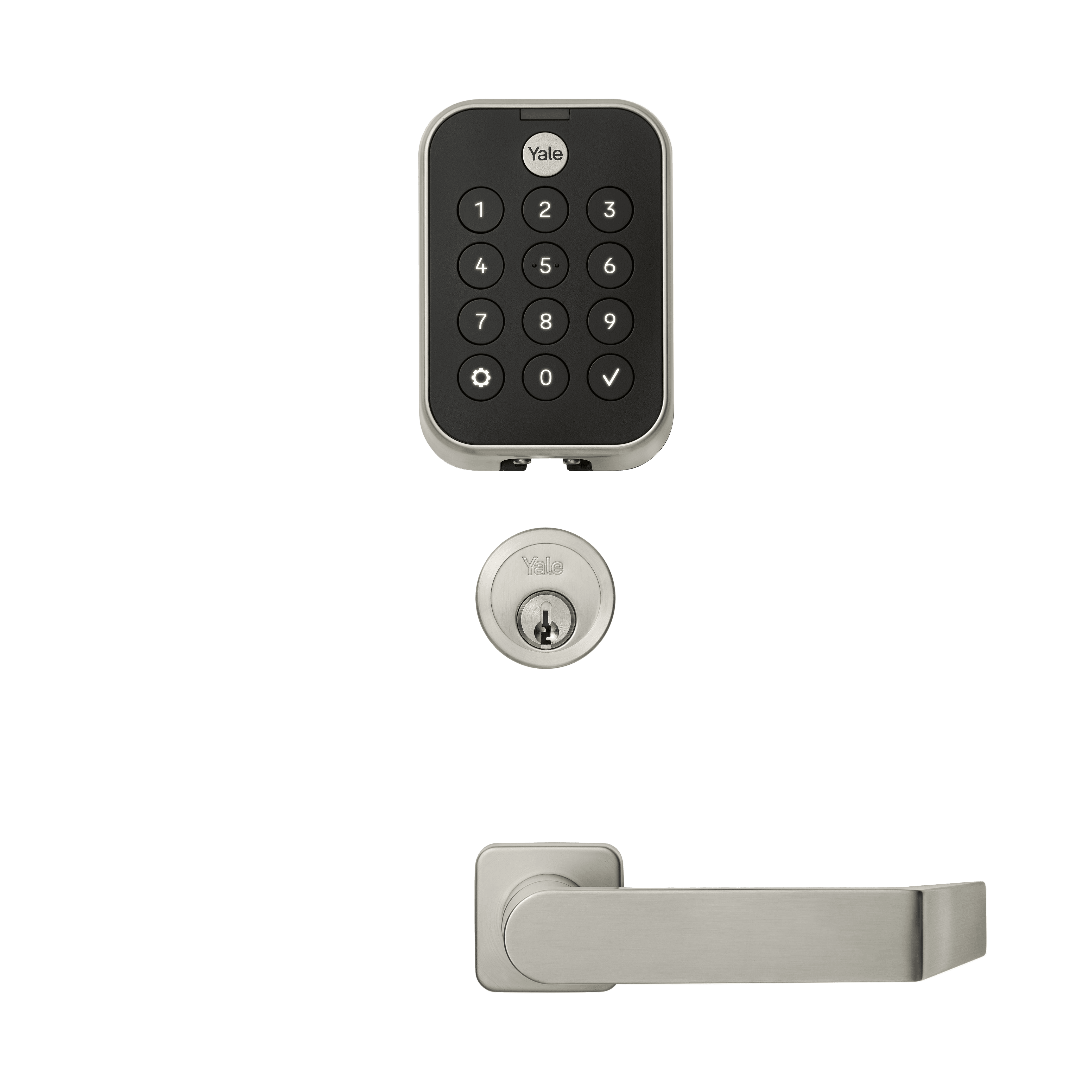 Yale Yale Pro 2 Mortise Pushbutton Keypad Lock with Z-Wave (YMM614-ZW4), view 1