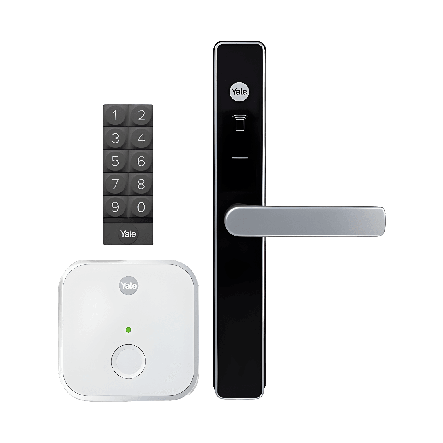 Yale Unity Screen Door Lock with Keypad and Connect Plus Hub 2, view 1