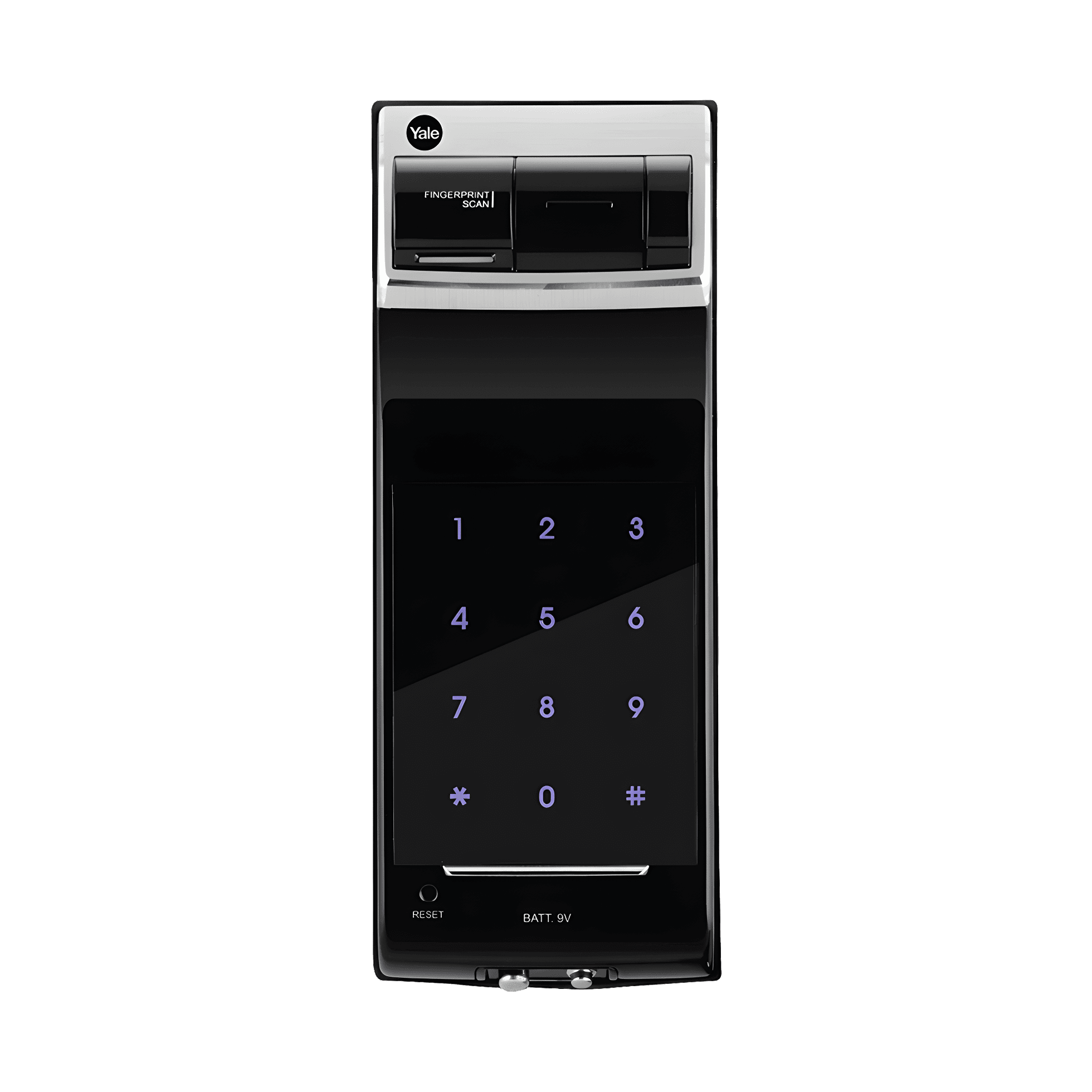 Yale Motorized Surface-Mounted Biometric Lock (YDR4110), view 1